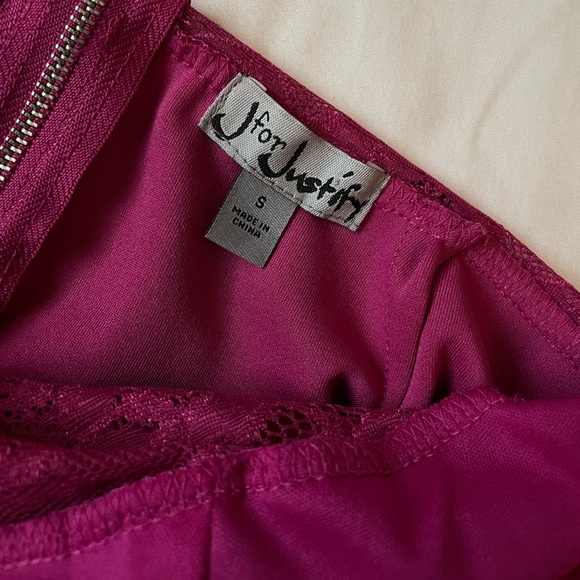 J for justify Hot pink jumpsuit - Picture 6 of 8